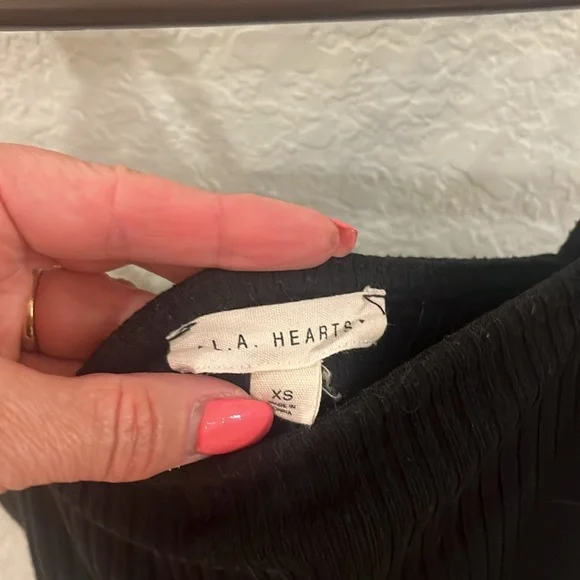 PacSun LA Hearts juniors size XS form fitting little black dress - Picture 2 of 3